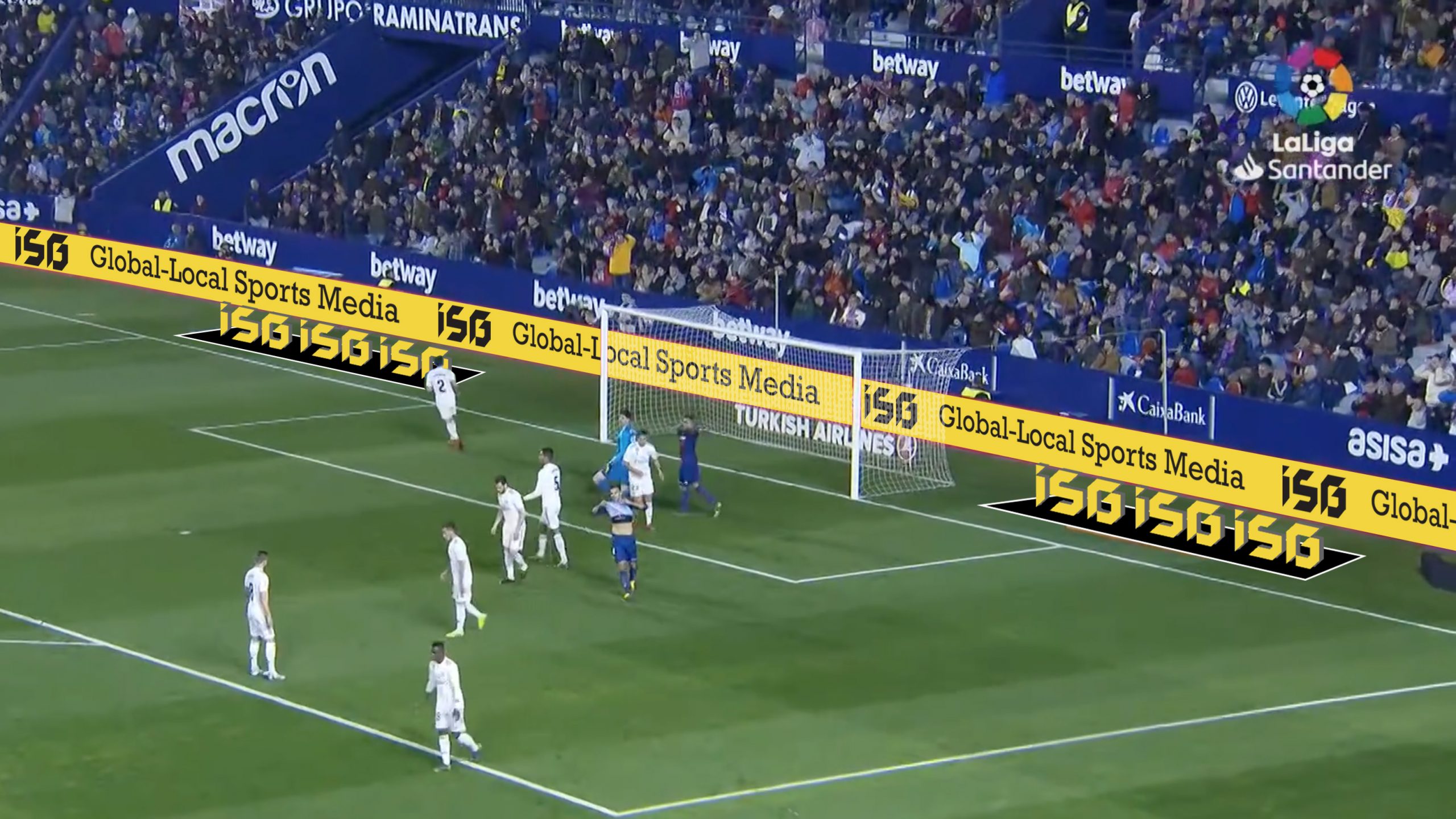 ISG secure La Liga virtual advertising rights